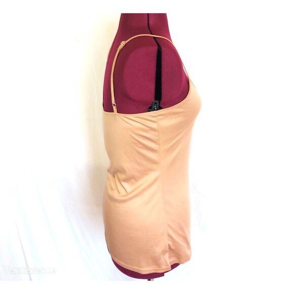 Cami Tank Top Camisole Nude Sz S Adjustable Spaghetti Straps - Picture 4 of 7